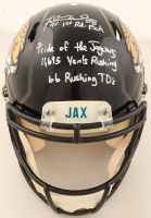 Fred Taylor Signed Jaguars Full-Size Authentic On-Field Helmet with Extensive Inscription (JSA) at PristineAuction.com