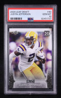 Justin Jefferson 2020 Leaf Draft #40 RC (PSA 10) at PristineAuction.com