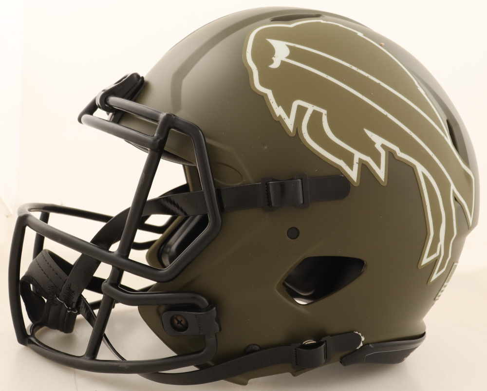 Amari Cooper Signed Bills Full-Size Authentic On-Field Salute to Service Alternate Speed Helmet (Beckett) at PristineAuction.com Amari Cooper Signed Bills Full-Size Authentic On-Field Salute to Service Alternate Speed Helmet (Beckett) at PristineAuction.com