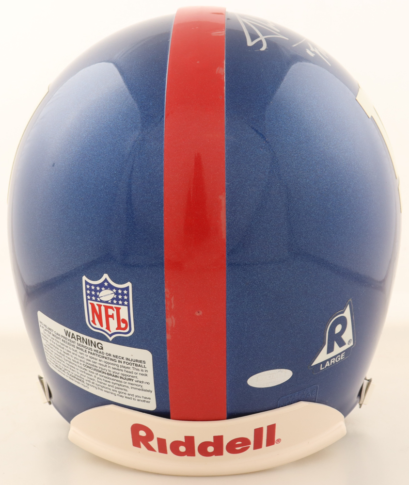 Tiki Barber Signed Giants Authentic On-Field Helmet Inscribed "Fiery-Tempered King" (Steiner) at PristineAuction.com Tiki Barber Signed Giants Authentic On-Field Helmet Inscribed "Fiery-Tempered King" (Steiner) at PristineAuction.com