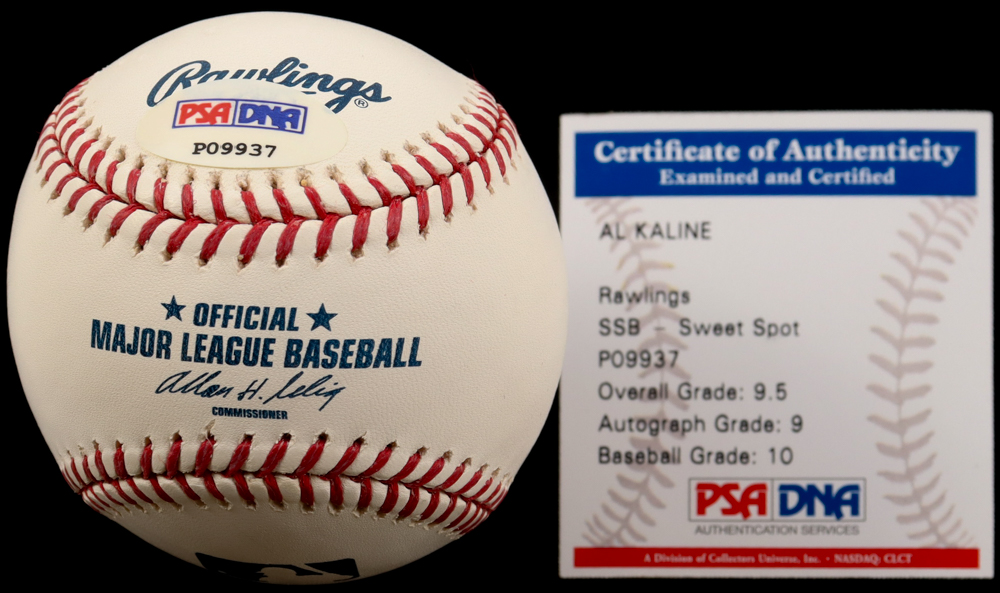 Al Kaline Signed OML Baseball (PSA 9.5) at PristineAuction.com Al Kaline Signed OML Baseball (PSA 9.5) at PristineAuction.com