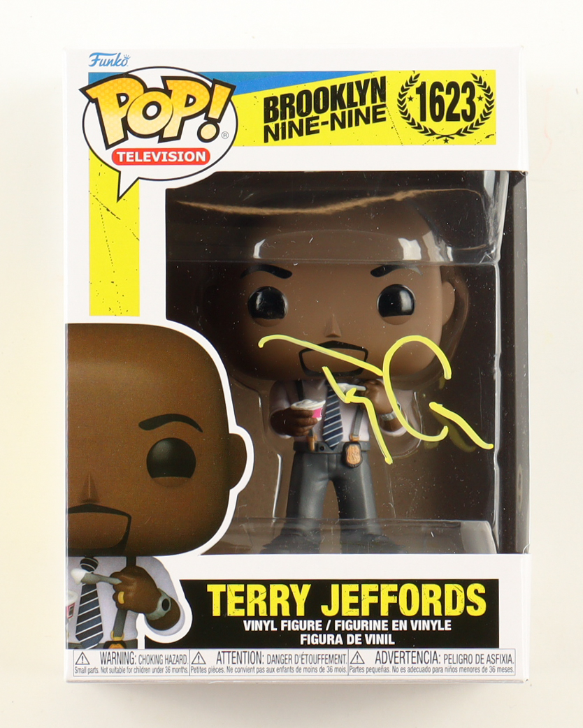 Terry Crews Signed "Brooklyn Nine-Nine" #1623 Terry Jeffords Funko Pop! Vinyl Figure (PSA) at PristineAuction.com Terry Crews Signed "Brooklyn Nine-Nine" #1623 Terry Jeffords Funko Pop! Vinyl Figure (PSA) at PristineAuction.com