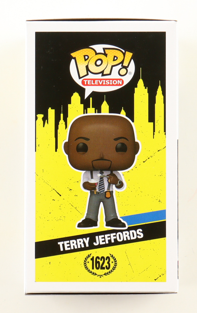 Terry Crews Signed "Brooklyn Nine-Nine" #1623 Terry Jeffords Funko Pop! Vinyl Figure (PSA) at PristineAuction.com Terry Crews Signed "Brooklyn Nine-Nine" #1623 Terry Jeffords Funko Pop! Vinyl Figure (PSA) at PristineAuction.com