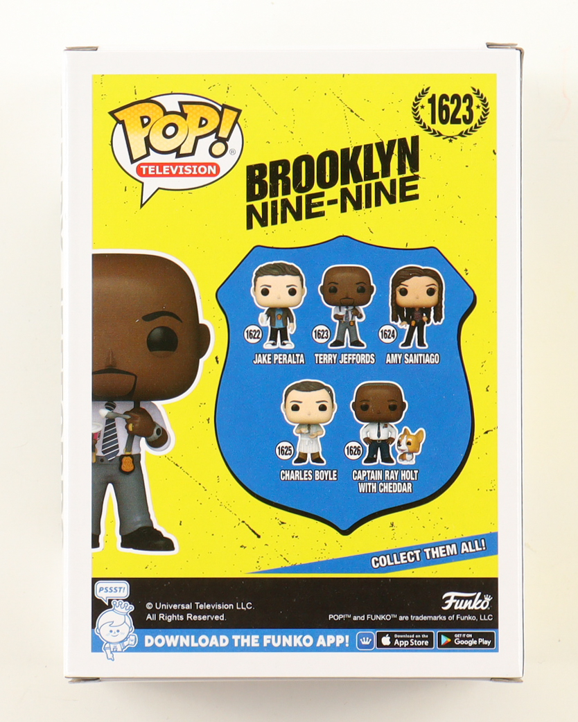 Terry Crews Signed "Brooklyn Nine-Nine" #1623 Terry Jeffords Funko Pop! Vinyl Figure (PSA) at PristineAuction.com Terry Crews Signed "Brooklyn Nine-Nine" #1623 Terry Jeffords Funko Pop! Vinyl Figure (PSA) at PristineAuction.com