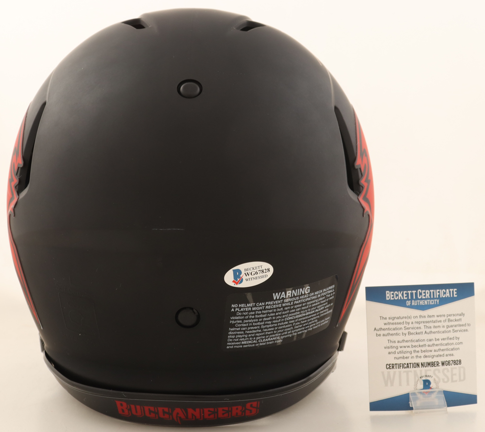 Devin White Signed Buccaneers Full-Size Authentic On-Field Eclipse Alternate Speed Helmet (Beckett) at PristineAuction.com Devin White Signed Buccaneers Full-Size Authentic On-Field Eclipse Alternate Speed Helmet (Beckett) at PristineAuction.com