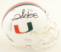 Clinton Portis Signed Miami Hurricanes Speed Mini Helmet (Beckett) at PristineAuction.com