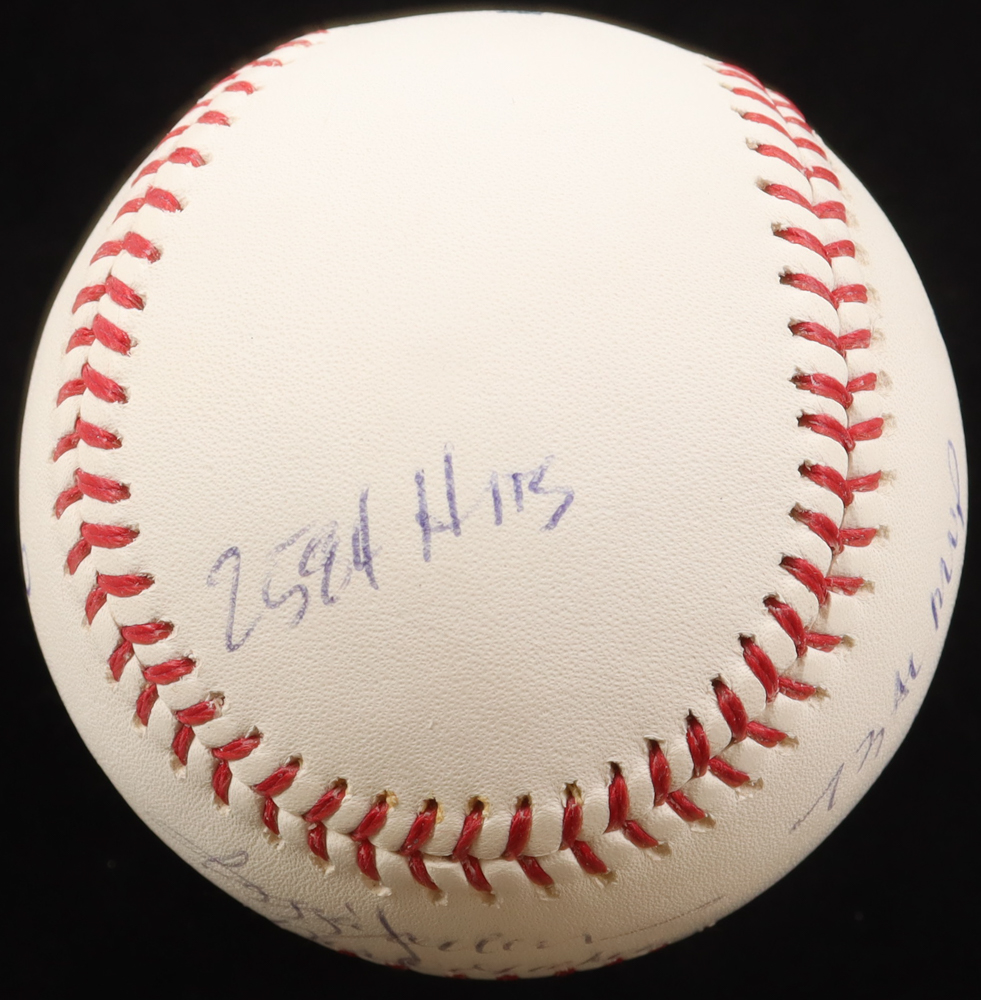 Reggie Jackson Signed OML Baseball with Multiple Inscriptions (PSA 9) at PristineAuction.com Reggie Jackson Signed OML Baseball with Multiple Inscriptions (PSA 9) at PristineAuction.com