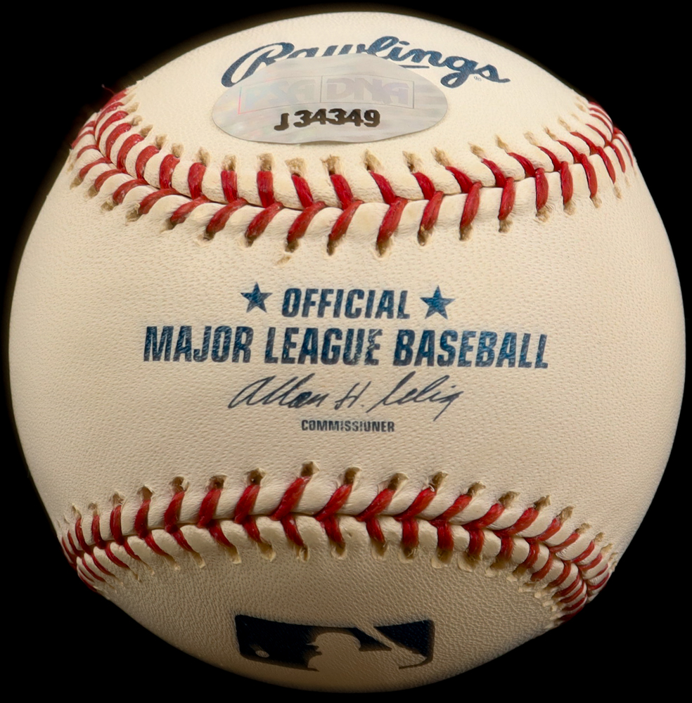 Phil Niekro Signed OML Baseball Inscribed "HOF '97" (PSA) at PristineAuction.com Phil Niekro Signed OML Baseball Inscribed "HOF '97" (PSA) at PristineAuction.com