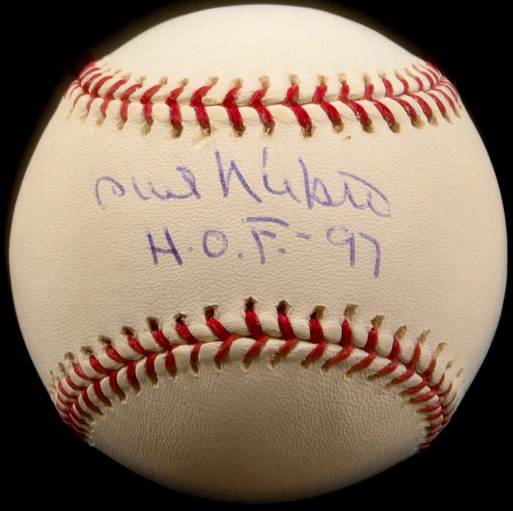 Phil Niekro Signed OML Baseball Inscribed "HOF '97" (PSA) at PristineAuction.com Phil Niekro Signed OML Baseball Inscribed "HOF '97" (PSA) at PristineAuction.com