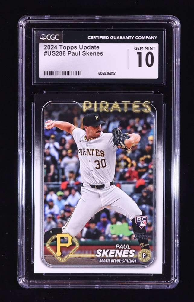 Paul Skenes 2024 Topps Update #US288 RC (CGC 10) at PristineAuction.com Paul Skenes 2024 Topps Update #US288 RC (CGC 10) at PristineAuction.com