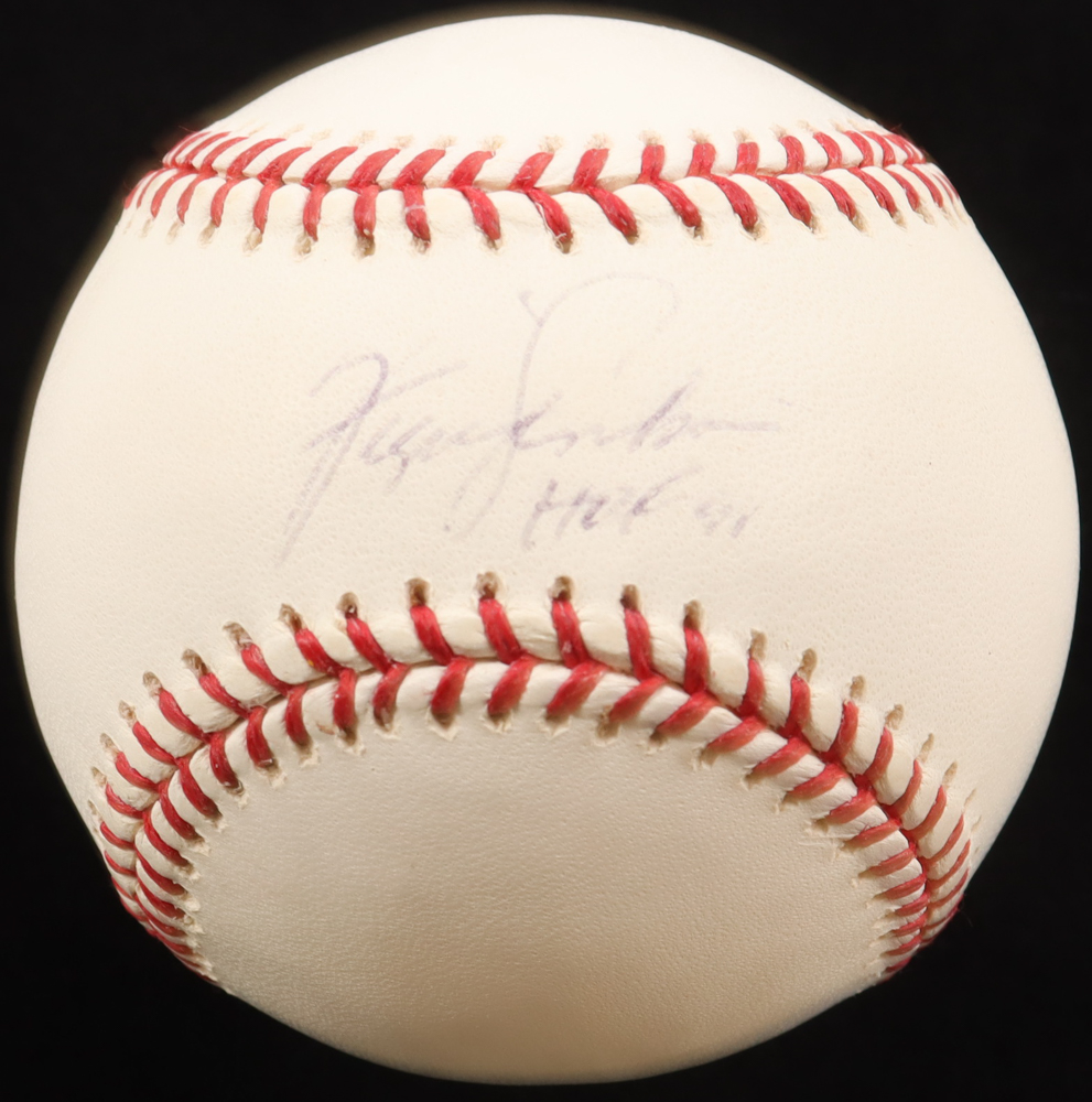 Fergie Jenkins Signed OML Baseball Inscribed "HOF 91" (PSA 9) at PristineAuction.com Fergie Jenkins Signed OML Baseball Inscribed "HOF 91" (PSA 9) at PristineAuction.com