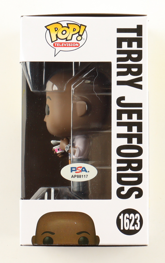 Terry Crews Signed "Brooklyn Nine-Nine" #1623 Terry Jeffords Funko Pop! Vinyl Figure (PSA) at PristineAuction.com Terry Crews Signed "Brooklyn Nine-Nine" #1623 Terry Jeffords Funko Pop! Vinyl Figure (PSA) at PristineAuction.com