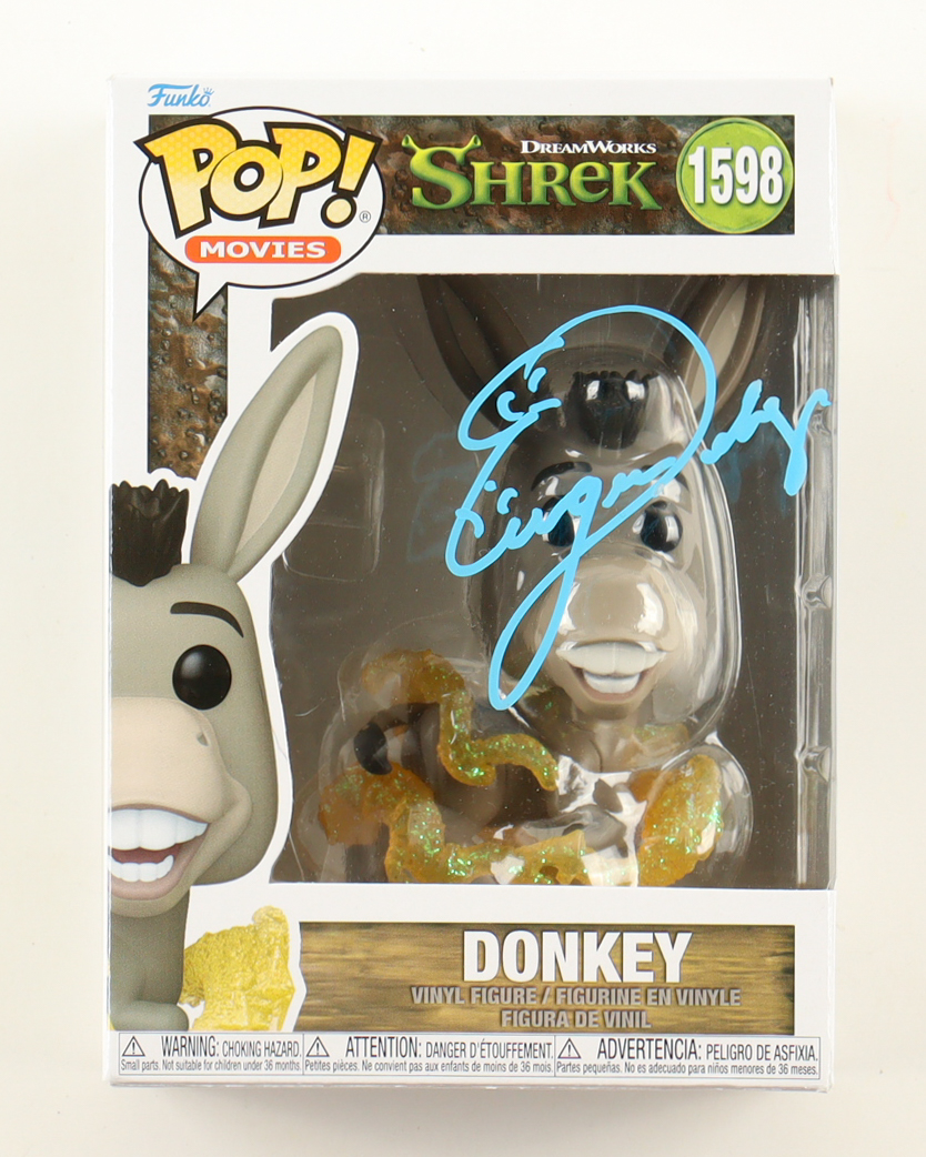 Eugenio Derbez Signed "Shrek" #1598 Donkey Funko Pop! Vinyl Figure (AutographCOA) at PristineAuction.com Eugenio Derbez Signed "Shrek" #1598 Donkey Funko Pop! Vinyl Figure (AutographCOA) at PristineAuction.com