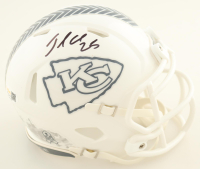 Jamaal Charles Signed Chiefs Salute To Service Alternate Speed Mini Helmet (JSA) at PristineAuction.com