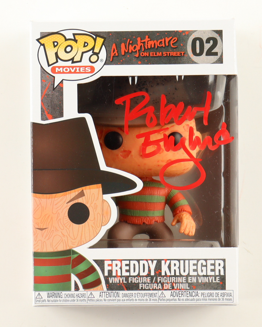 Robert Englund Signed "A Nightmare On Elm Street" #02 Freddy Krueger Funko Pop! Vinyl Figure (ACOA) at PristineAuction.com Robert Englund Signed "A Nightmare On Elm Street" #02 Freddy Krueger Funko Pop! Vinyl Figure (ACOA) at PristineAuction.com