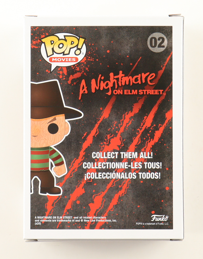 Robert Englund Signed "A Nightmare On Elm Street" #02 Freddy Krueger Funko Pop! Vinyl Figure (ACOA) at PristineAuction.com Robert Englund Signed "A Nightmare On Elm Street" #02 Freddy Krueger Funko Pop! Vinyl Figure (ACOA) at PristineAuction.com