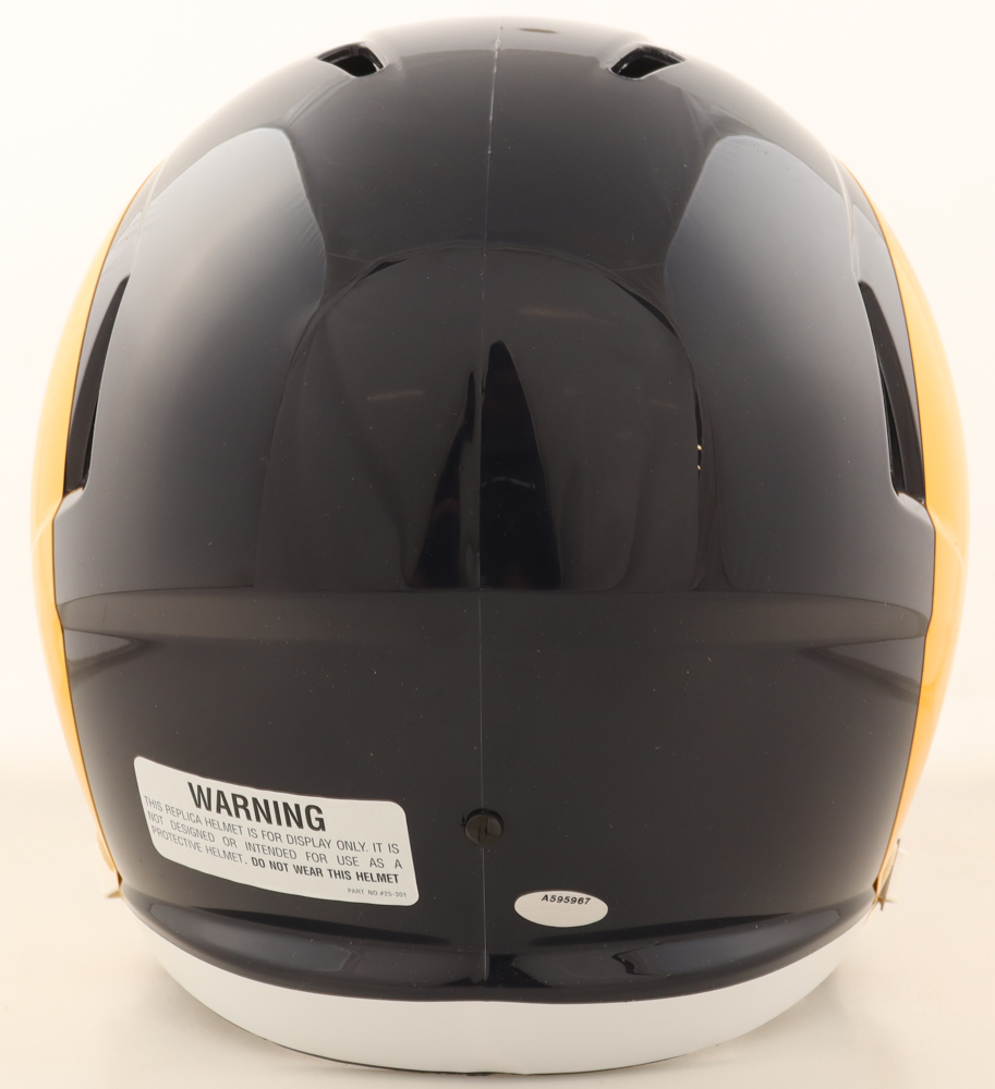 Jack Youngblood Signed Rams Full-Size Speed Helmet Inscribed "HF 01" (Schwartz) at PristineAuction.com Jack Youngblood Signed Rams Full-Size Speed Helmet Inscribed "HF 01" (Schwartz) at PristineAuction.com