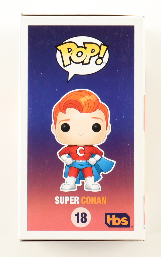 Conan O'Brien Signed "Conan" #18 Conan O'Brien Funko Pop! Vinyl Figure (ACOA) at PristineAuction.com Conan O'Brien Signed "Conan" #18 Conan O'Brien Funko Pop! Vinyl Figure (ACOA) at PristineAuction.com