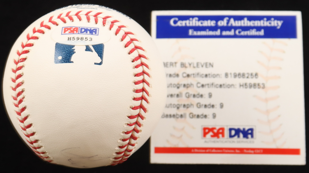 Bert Blyleven Signed OML Baseball (PSA 9) at PristineAuction.com Bert Blyleven Signed OML Baseball (PSA 9) at PristineAuction.com