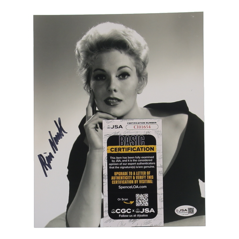 Kim Novak Signed 8x10 Photo (JSA) at PristineAuction.com Kim Novak Signed 8x10 Photo (JSA) at PristineAuction.com