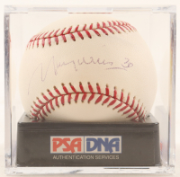 Maury Wills Signed OML Baseball (PSA) at PristineAuction.com