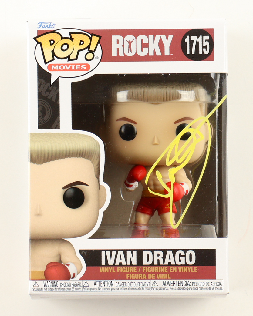 Dolph Lundgren Signed "Rocky" #1715 Ivan Drago Funko Pop! Vinyl Figure (ACOA) at PristineAuction.com Dolph Lundgren Signed "Rocky" #1715 Ivan Drago Funko Pop! Vinyl Figure (ACOA) at PristineAuction.com