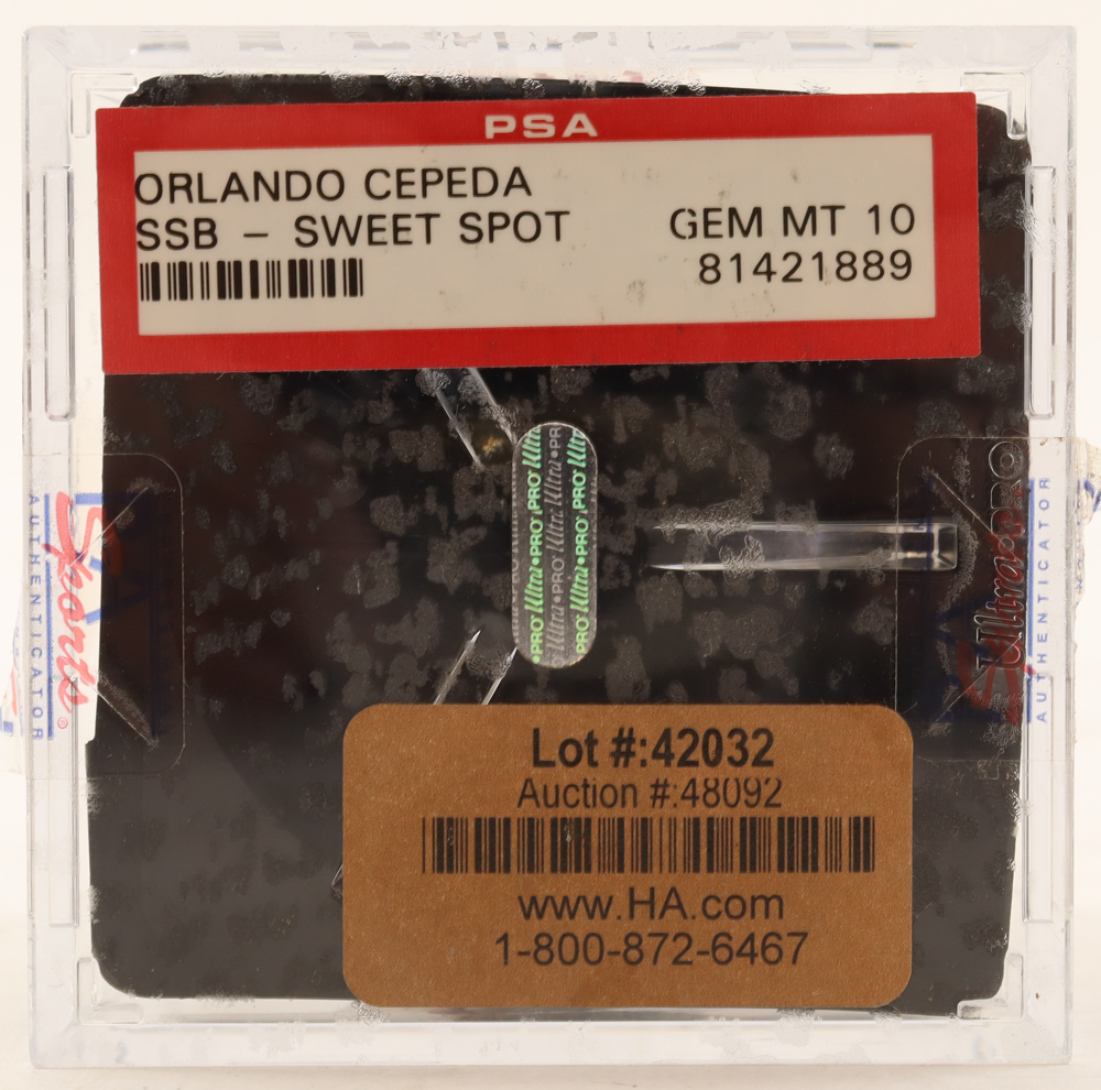 Orlando Cepeda Signed OML Baseball Inscribed "ROY 58" (PSA 10) at PristineAuction.com Orlando Cepeda Signed OML Baseball Inscribed "ROY 58" (PSA 10) at PristineAuction.com