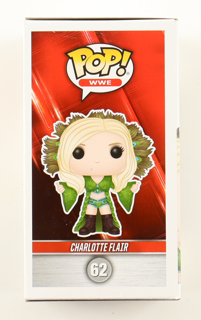 Charlotte Flair Signed "WWE" #62 Funko Pop! Vinyl Figure (PSA) at PristineAuction.com Charlotte Flair Signed "WWE" #62 Funko Pop! Vinyl Figure (PSA) at PristineAuction.com