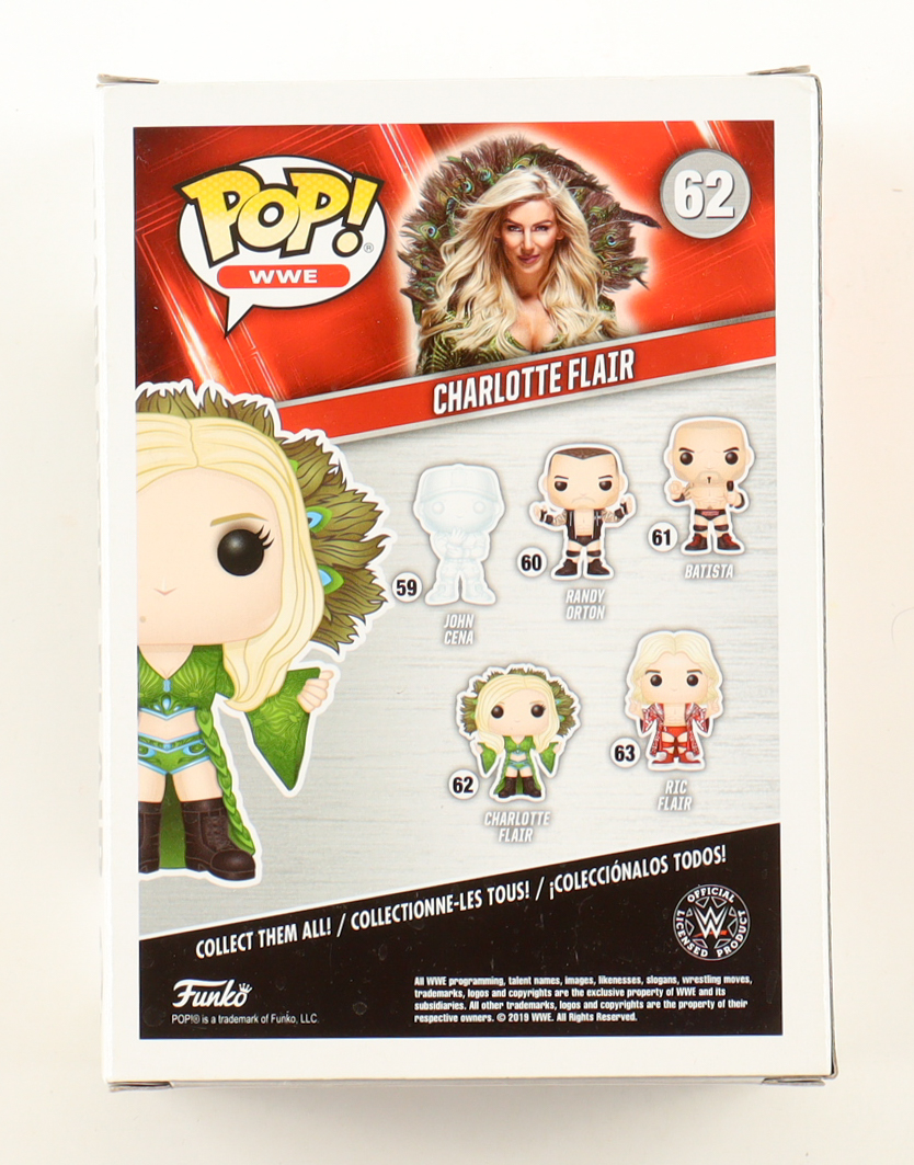 Charlotte Flair Signed "WWE" #62 Funko Pop! Vinyl Figure (PSA) at PristineAuction.com Charlotte Flair Signed "WWE" #62 Funko Pop! Vinyl Figure (PSA) at PristineAuction.com