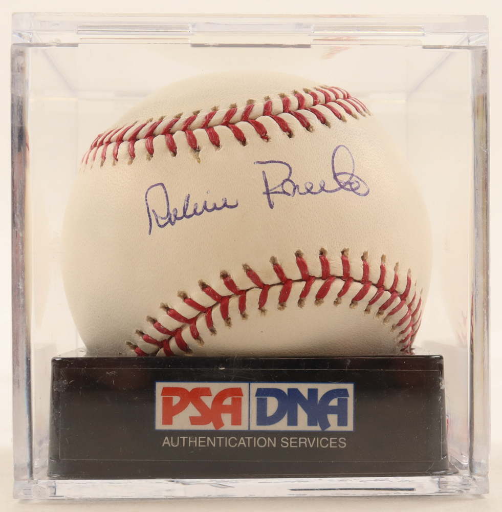 Robin Roberts Signed OML Baseball (PSA 9) at PristineAuction.com Robin Roberts Signed OML Baseball (PSA 9) at PristineAuction.com