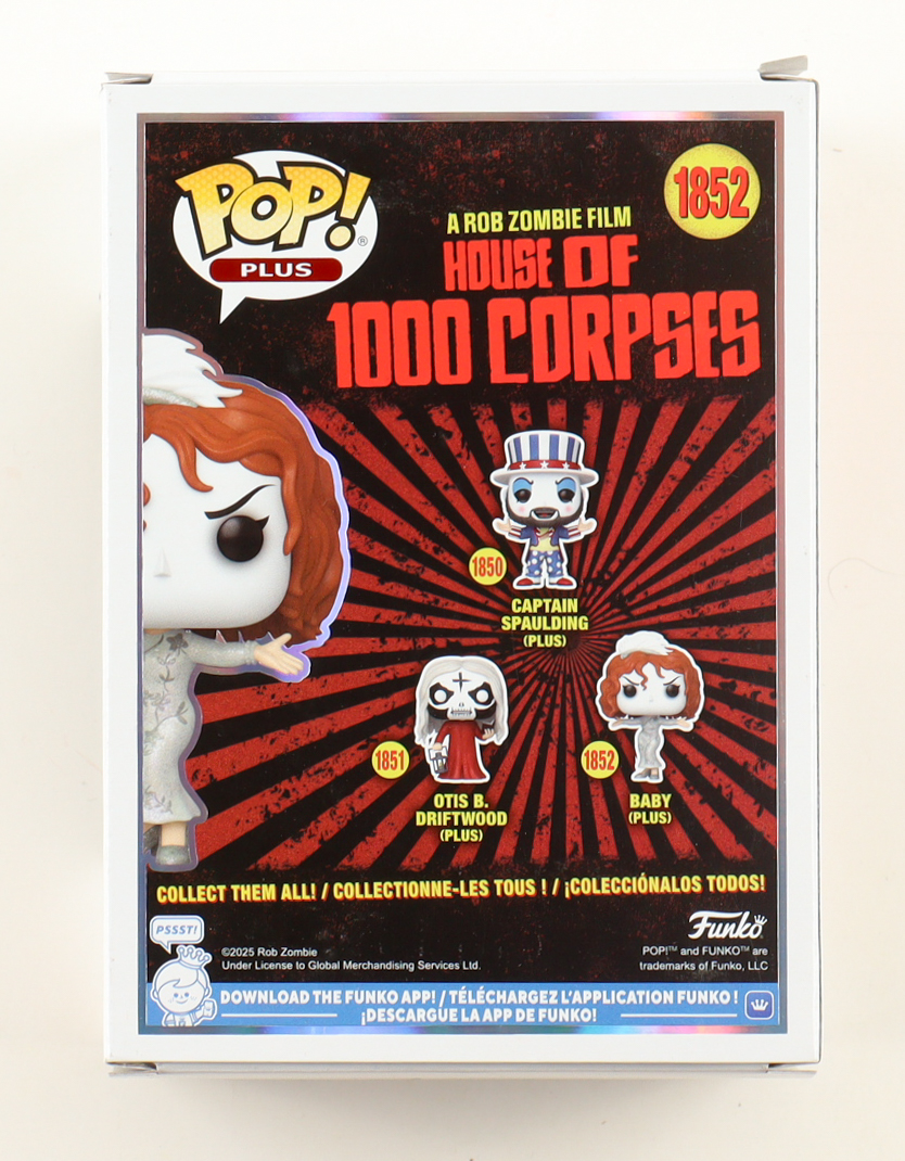 Sheri Moon Signed "House of 1000 Corpses" Baby #1852 Funko Pop! Vinyl Figure (SWAU) at PristineAuction.com Sheri Moon Signed "House of 1000 Corpses" Baby #1852 Funko Pop! Vinyl Figure (SWAU) at PristineAuction.com