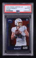 Justin Herbert 2020 Panini Chronicles / Score #443 RC (PSA 10) at PristineAuction.com