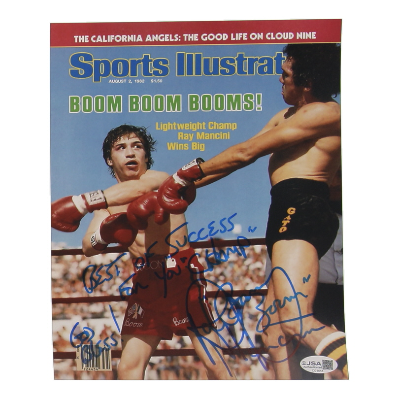 Ray Mancini Signed 8x10 Photo Inscribed "Best of Success" & "God Bless" & "For You Champ" (JSA) at PristineAuction.com Ray Mancini Signed 8x10 Photo Inscribed "Best of Success" & "God Bless" & "For You Champ" (JSA) at PristineAuction.com