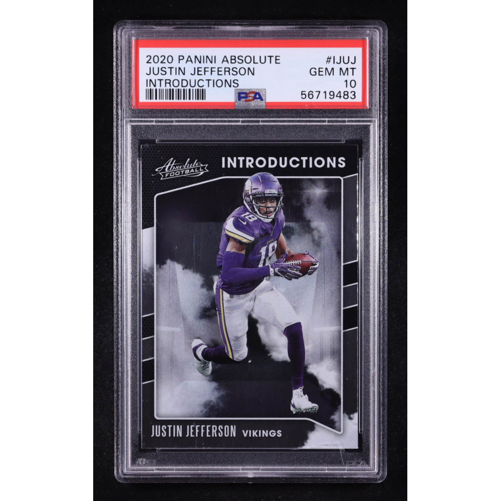 Justin Jefferson 2020 Absolute Introductions #IJUJ (PSA 10) at PristineAuction.com