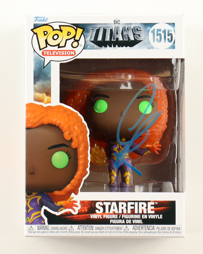 Anna Diop Signed "Titans" #1515 Starfire Funko Pop! Vinyl Figure (PSA) at PristineAuction.com Anna Diop Signed "Titans" #1515 Starfire Funko Pop! Vinyl Figure (PSA) at PristineAuction.com