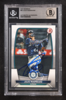 Julio Rodriguez Signed 2023 Bowman #96 (BGS) at PristineAuction.com