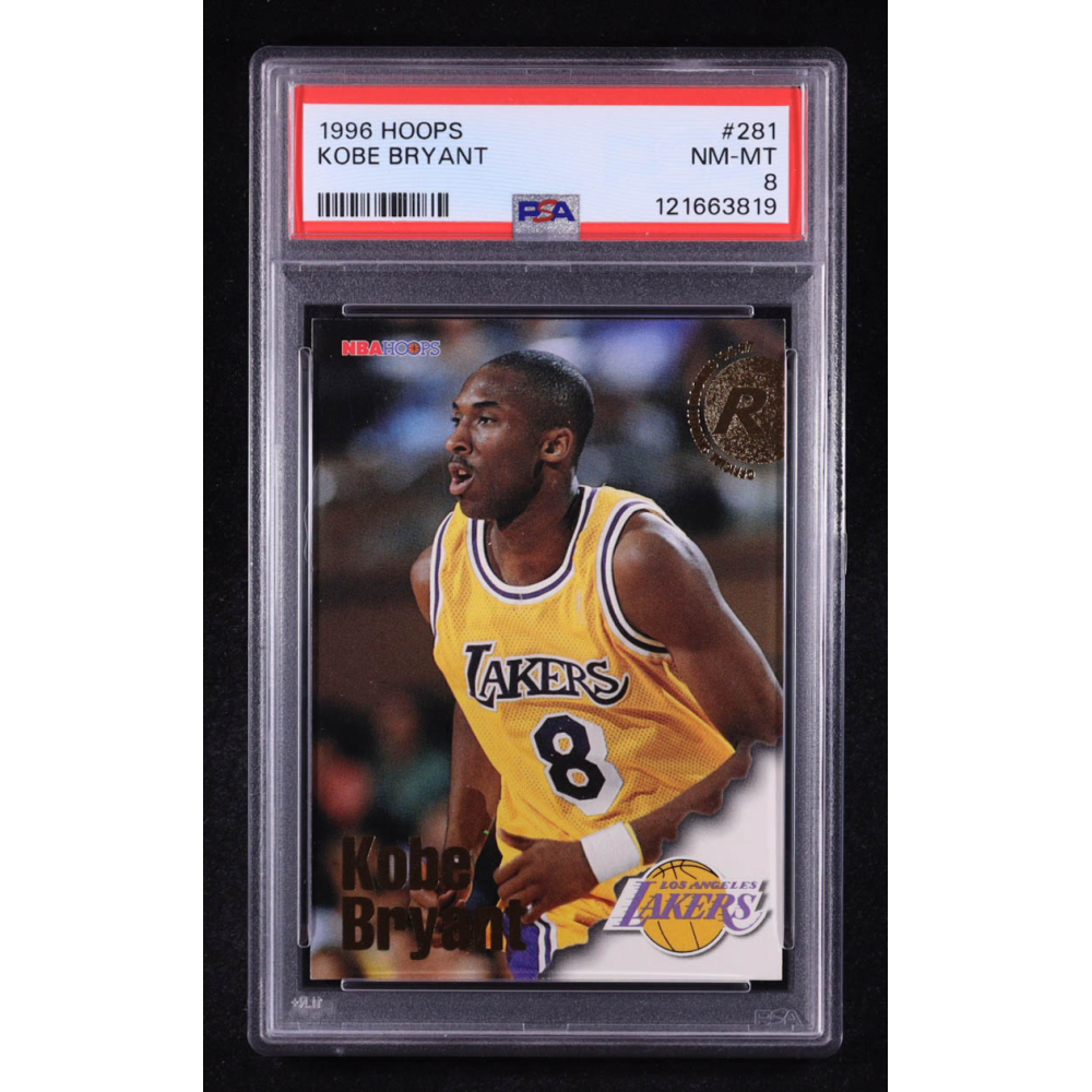 Kobe Bryant 1996-97 NBA Hoops #281 RC (PSA 8) at PristineAuction.com