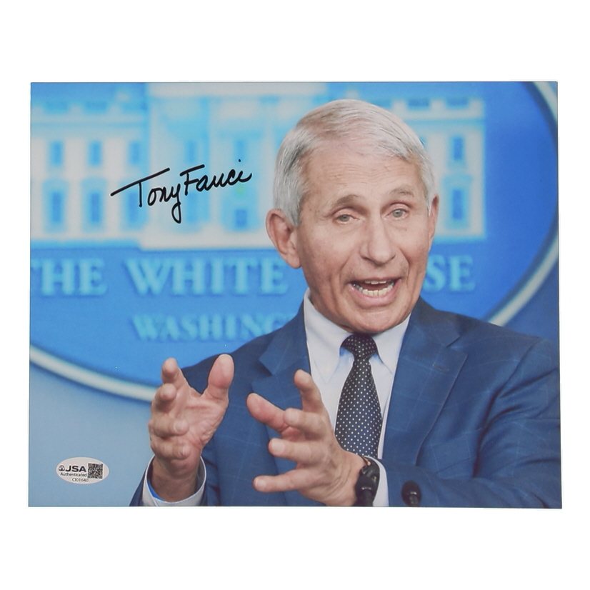Anthony Fauci Signed 8x10 Photo (JSA) at PristineAuction.com Anthony Fauci Signed 8x10 Photo (JSA) at PristineAuction.com