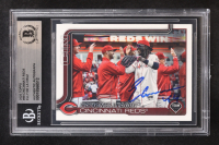 Elly De La Cruz Signed 2025 Topps Cincinnati Reds #9 (BGS) at PristineAuction.com