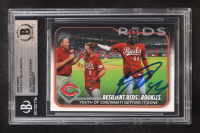 Elly De La Cruz Signed 2024 Topps Series 1 Resilient Reds Rookies #133 RC (BGS) at PristineAuction.com