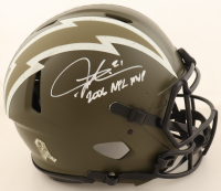 LaDainian Tomlinson Signed Chargers Full-Size Authentic On-Field Salute to Service Alternate Speed Helmet Inscribed "2006 NFL MVP" (Beckett) at PristineAuction.com