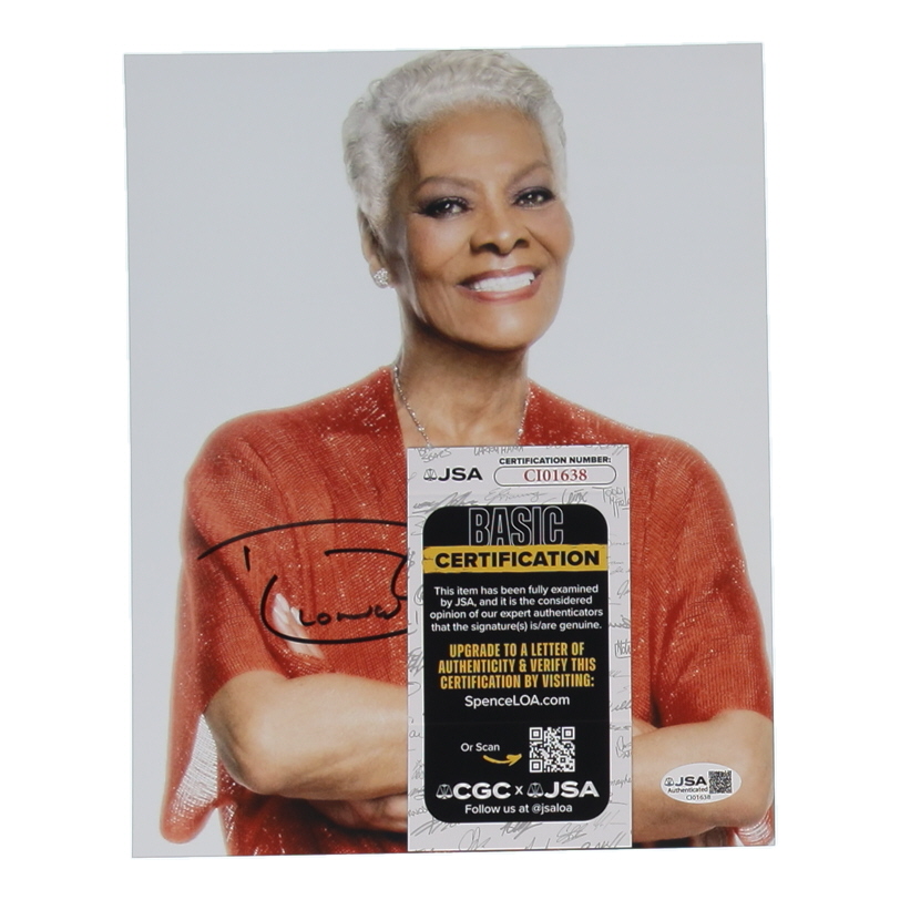 Dionne Warwick Signed 8x10 Photo (JSA) at PristineAuction.com Dionne Warwick Signed 8x10 Photo (JSA) at PristineAuction.com