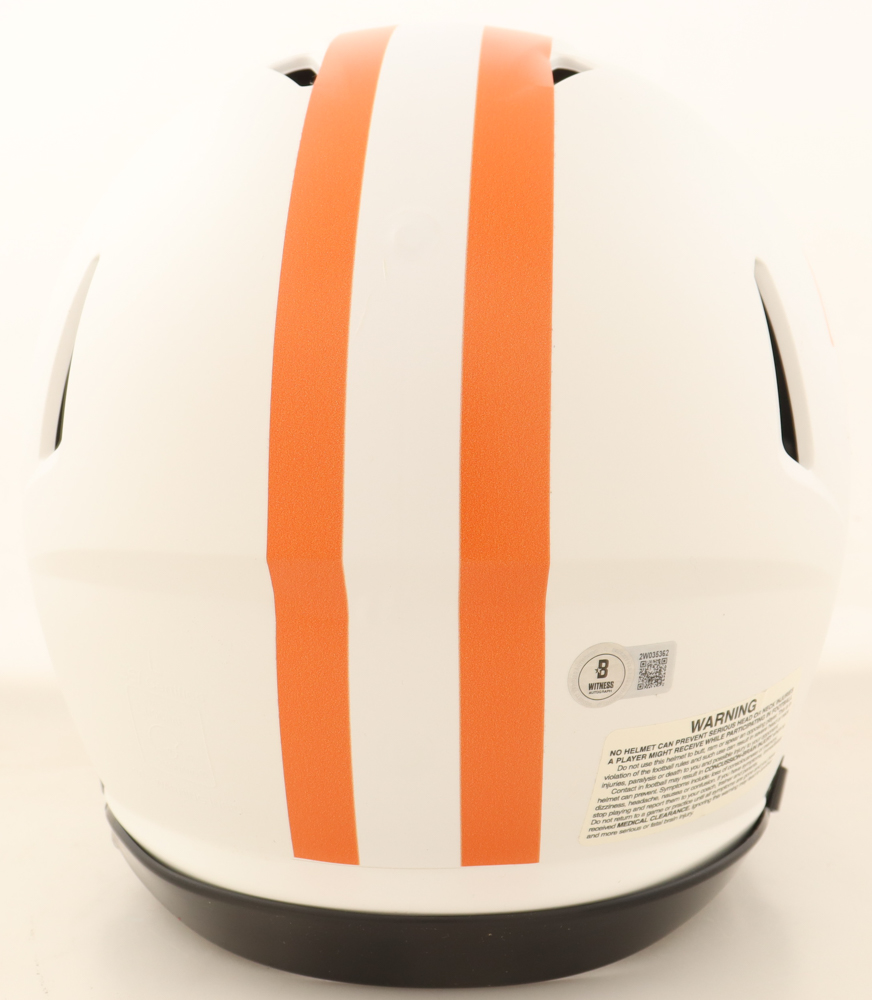 Myles Garrett Signed Browns Full-Size Authentic On-Field Lunar Eclipse Alternate Speed Helmet (Beckett) at PristineAuction.com Myles Garrett Signed Browns Full-Size Authentic On-Field Lunar Eclipse Alternate Speed Helmet (Beckett) at PristineAuction.com