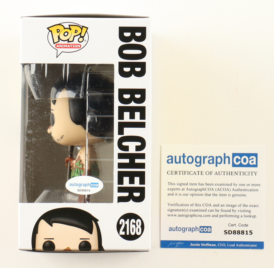 John Roberts Signed "Bob's Burgers" Bob Belcher #2168 Funko Pop! Vinyl Figure (ACOA) at PristineAuction.com John Roberts Signed "Bob's Burgers" Bob Belcher #2168 Funko Pop! Vinyl Figure (ACOA) at PristineAuction.com