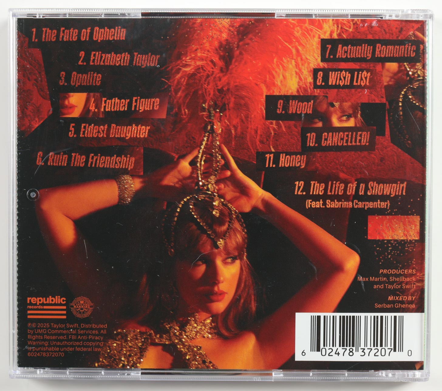 Taylor Swift Signed "The Life of a Showgirl" CD Album Insert (JSA) at PristineAuction.com Taylor Swift Signed "The Life of a Showgirl" CD Album Insert (JSA) at PristineAuction.com