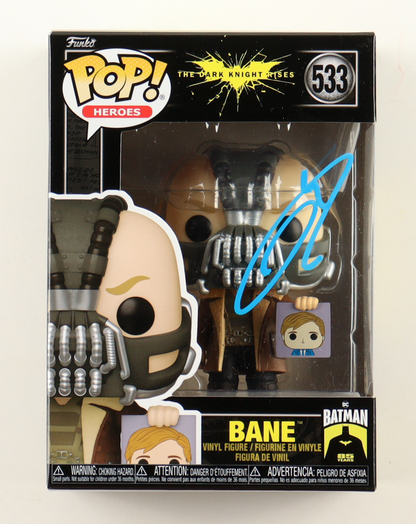 Tom Hardy Signed "The Dark Knight Rises" #533 Bane Funko Pop Vinyl Figure (PSA) at PristineAuction.com Tom Hardy Signed "The Dark Knight Rises" #533 Bane Funko Pop Vinyl Figure (PSA) at PristineAuction.com