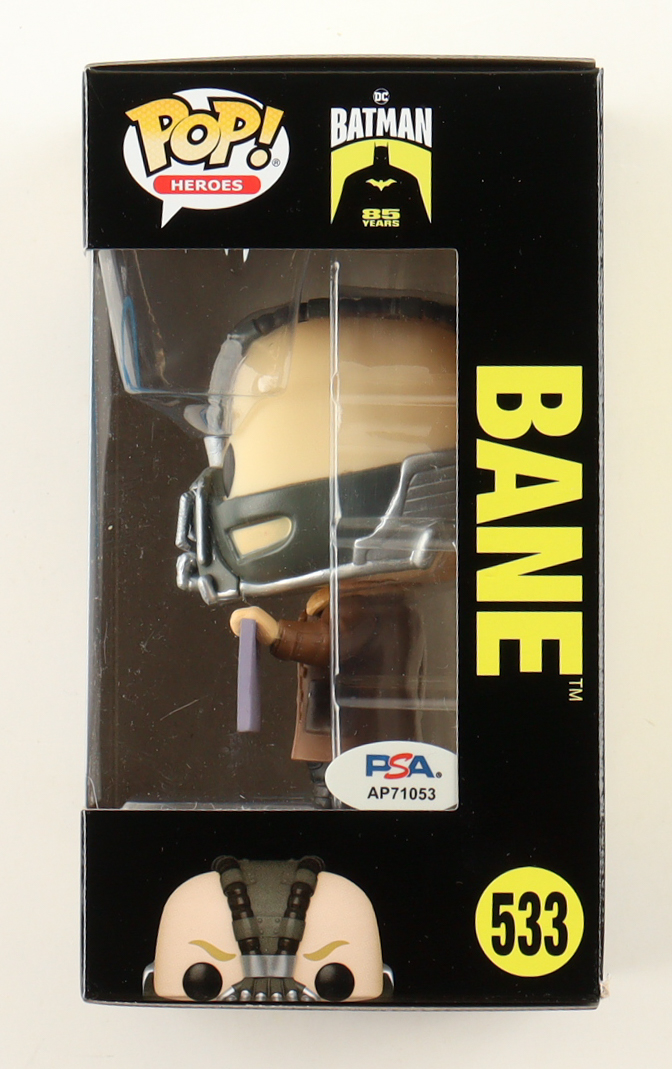 Tom Hardy Signed "The Dark Knight Rises" #533 Bane Funko Pop Vinyl Figure (PSA) at PristineAuction.com Tom Hardy Signed "The Dark Knight Rises" #533 Bane Funko Pop Vinyl Figure (PSA) at PristineAuction.com
