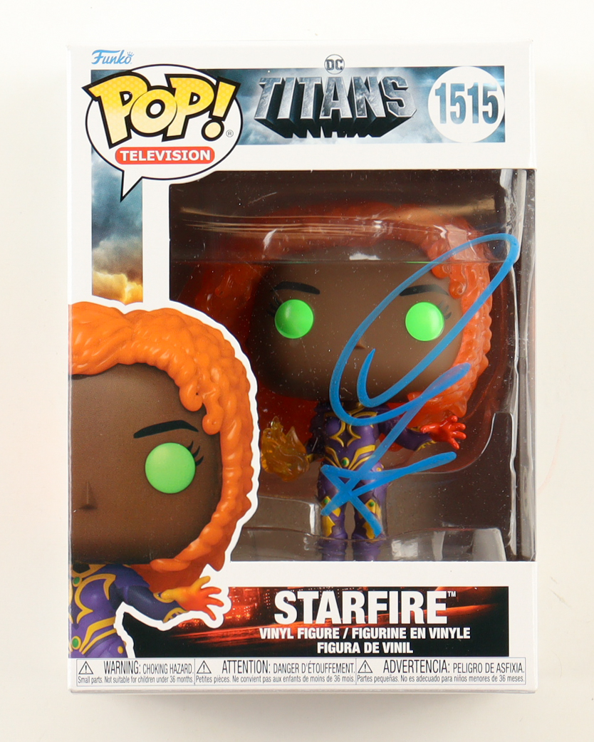 Anna Diop Signed "Titans" #1515 Starfire Funko Pop! Vinyl Figure (PSA) at PristineAuction.com Anna Diop Signed "Titans" #1515 Starfire Funko Pop! Vinyl Figure (PSA) at PristineAuction.com