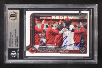 Elly De La Cruz Signed 2025 Topps Cincinnati Reds #99 (BGS) at PristineAuction.com