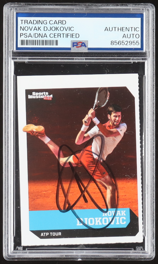 Novak Djokovic Signed 2019 Sports Illustrated Kids #800 (PSA) at PristineAuction.com Novak Djokovic Signed 2019 Sports Illustrated Kids #800 (PSA) at PristineAuction.com